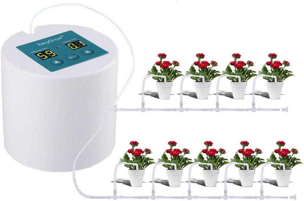 UKMASTER Bewässerungssystem Automatische Pflanzen Bewässerung Tropfbewässerung für Blumenbeet, Terrasse, Garten oder Topfpflanzen