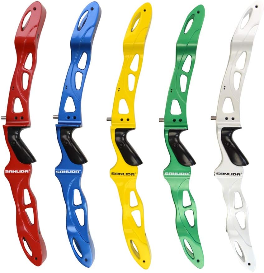 SHARROW Recurve Bow Riser Handle 25" Magnesium Alloy ILF Bow Riser Right Handed ILF Device for Archery Bow Targeting