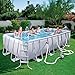 Bestway 18ft x 108in Above Ground Pool Set w/Ladder, Pump & Cartridges (2 Pack)