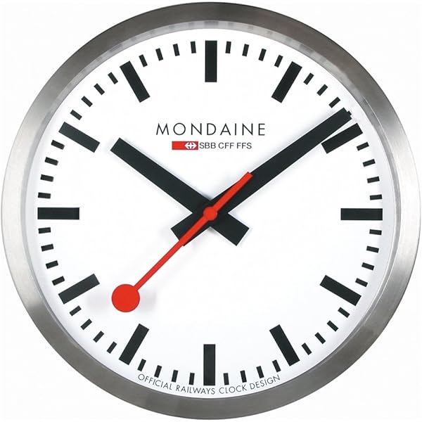 0598 MONDAINE A995 CLOCK 16SBB 掛時計 Amazon.com: Mondaine - Wall Clock - A995.Clock.16SBB - Large