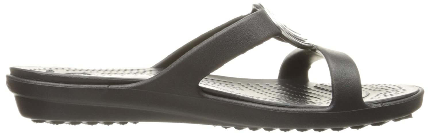 crocs women's sanrah beveled circle sandal