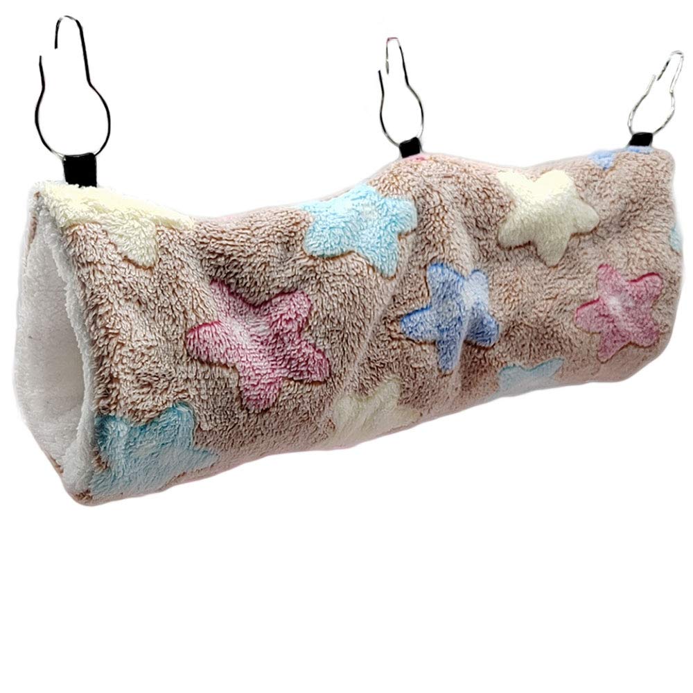 Hanging Tunnel For Small Animals, Hanging Hamster toys, Sugar Glider Hammock Cage Accessories Bedding for Chinchilla Ferret Squirrel Guinea Pig Rat Playing Sleeping