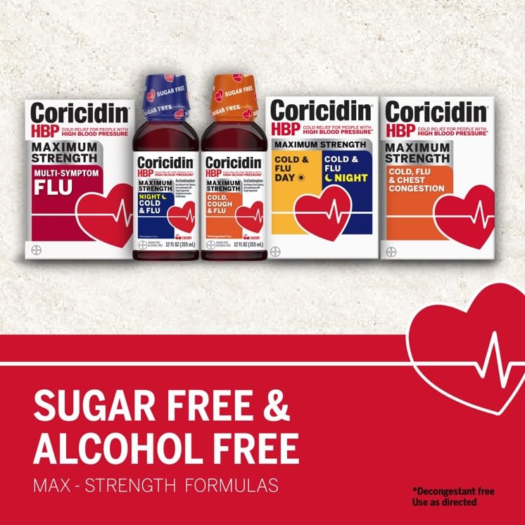 Coricidin HBP Chest Congestion & Cough Liquid Soft Gels, 20 ct