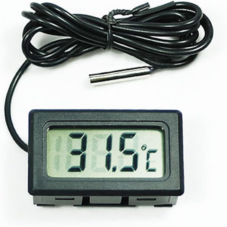 LCD Digital Aquarium Freezers Refrigerator Fridge Fish Tank Thermometer