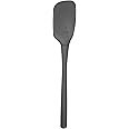 Tovolo Flex-Core All Silicone Deep Spoon with Angle Head, Charcoal