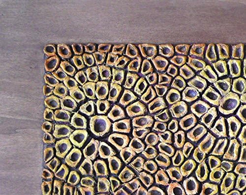 Wall Sculpture - Wood Wall Panel - Textured Abstract Painting - 3D Wall Art