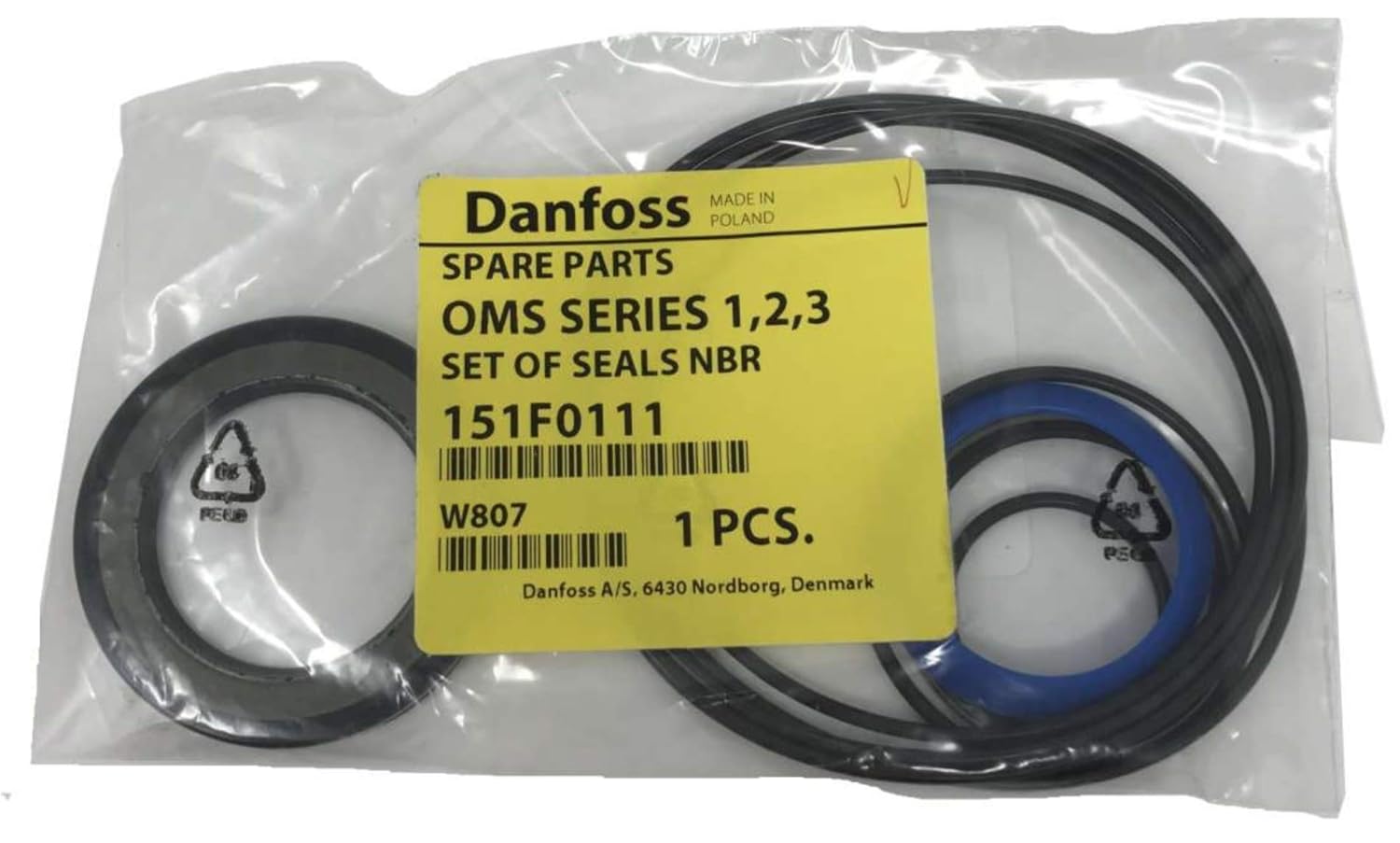 Sauer Danfoss Motor 151F0111 Seal Kit New Replacement tillescenter