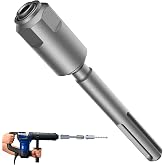 Mdkave SDS Max to SDS Plus Adapter,40Cr Steel Rotary Hammer Converter | 40Cr steel SDS Max to SDS Plus Adapter with heat treatment deliver high hardness and impact resistance for demanding drilling