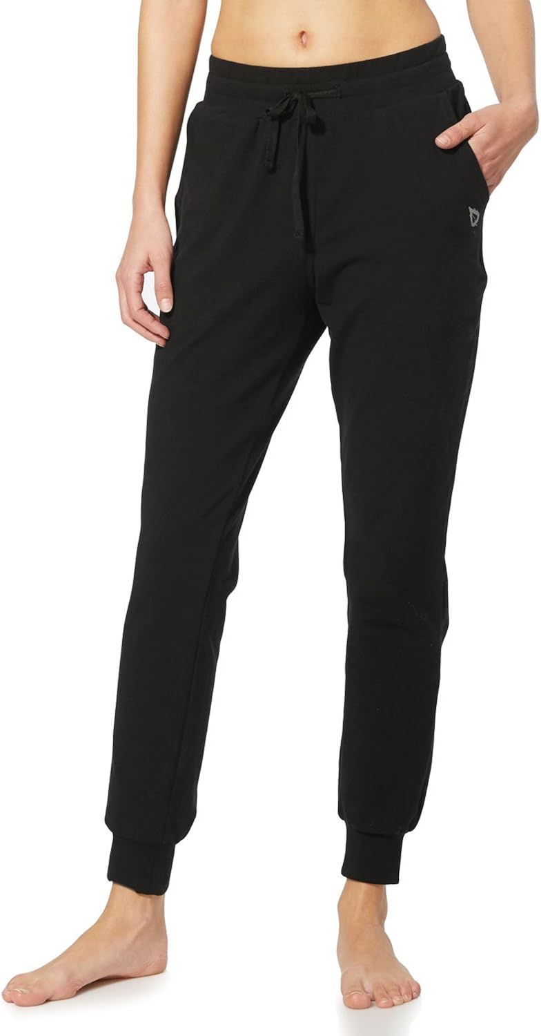 BALEAF Women's Joggers Pants Active Sweatpants Cotton Tapered Workout Yoga Lounge Track Pants with Pockets: Clothing