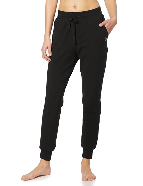 Baleaf Damen Yoga Sweathose Jogginghose mit Taschen
