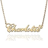 AQGS Charlotte Custom Name Necklace Customized