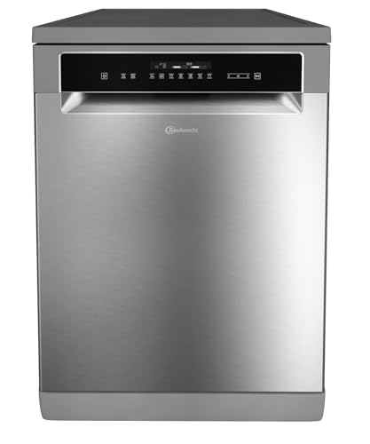 Bauknecht BFP 5O41 PLT X Freistehender Geschirrspüler 60 cm /14 Maßgedecke /10 Standardprogramme und 1 Sensorprogramm/PowerClean/ActiveDry/ProComfort-