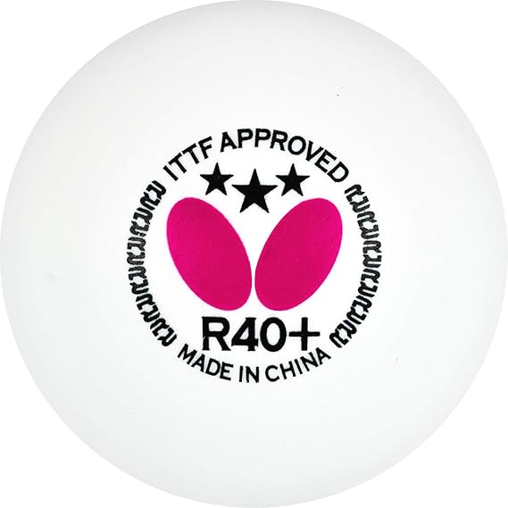 Buy Butterfly R40+ Table Tennis Balls 40mm White Ping Pong Ball
