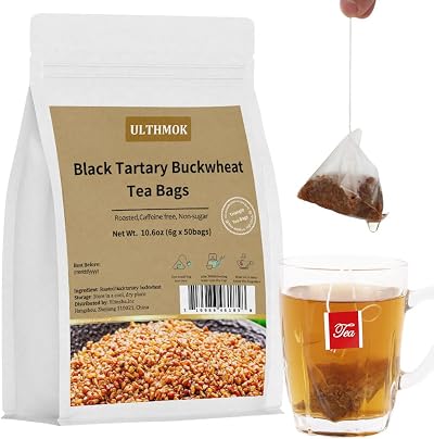 ULTHMOK Himalayan Tartary Buckwheat Tea Bags 50x6g Caffeine Free