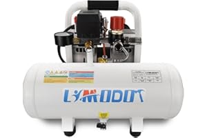 Limodot Air Compressor, Ultra Quiet Air Compressor, Only 60dB, 2 Gallon Air Tank, Dual Couplers Supports Two Users, Fast 20s Recovery, Oil-Free, Ideal For Shop, Garage, Car, Pneumatic Tools