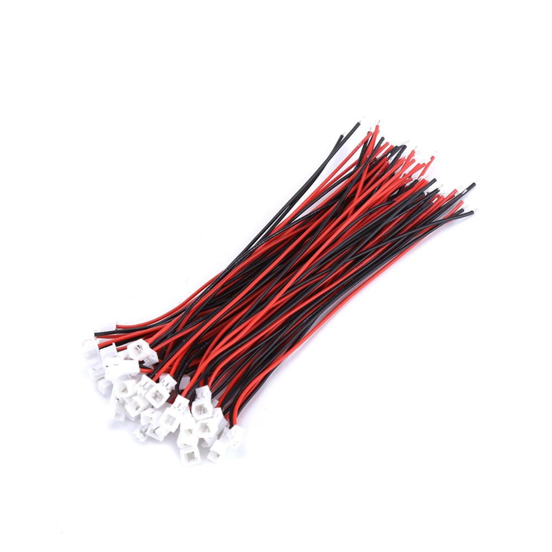 VOBOR 2 Pin Connector, 20 Pack Micro Jst 1.25mm 2-Pin Male&Female Connector With Wires Cables For Household Appliances And Robots Led Lights (2pin)