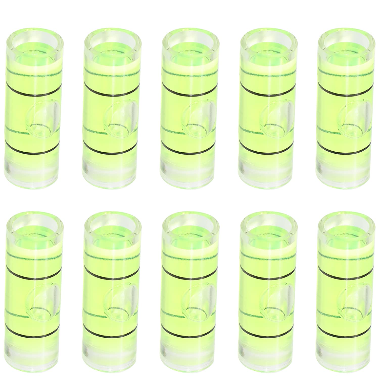 Utoolmart 9x25mm Precision Replacement Spirit Level Bubble, Small Bubble Vials Spirit Level Picture Hanging Levels Mark Measuring Instruments Layout Tool