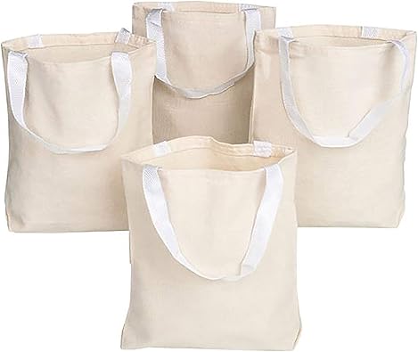 blank canvas bags bulk