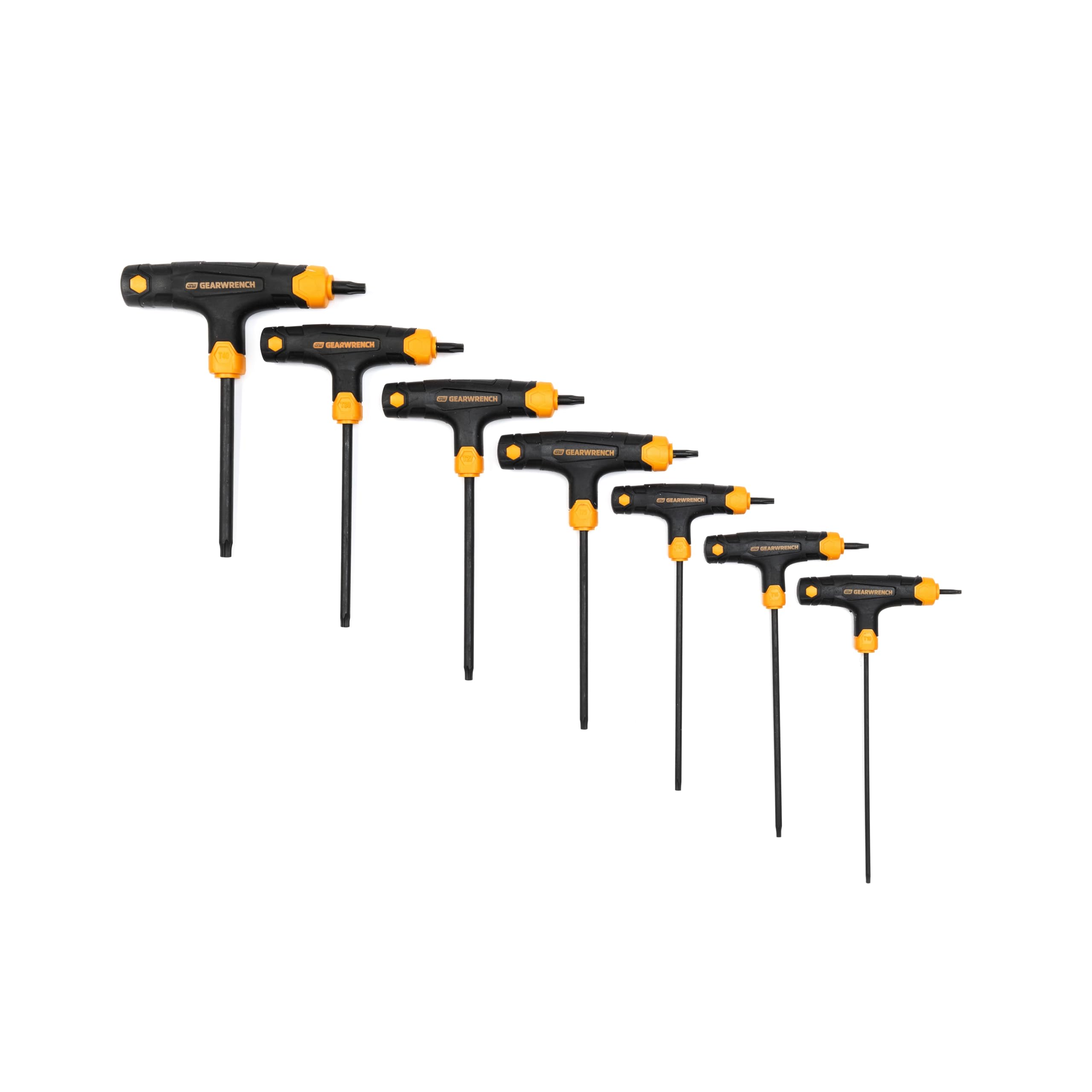 GearWrench 83517 T-Handle Torx Key Set, 7 Piece Alloy Steel