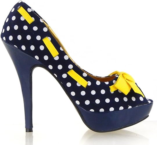 polka dot stilettos