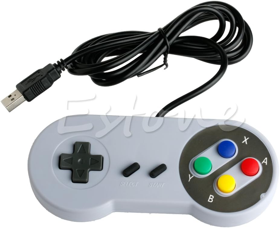 Freshsell Wired USB SNES Controller Retro Gaming Joypad Joystick Gamepad For Nintendo UK