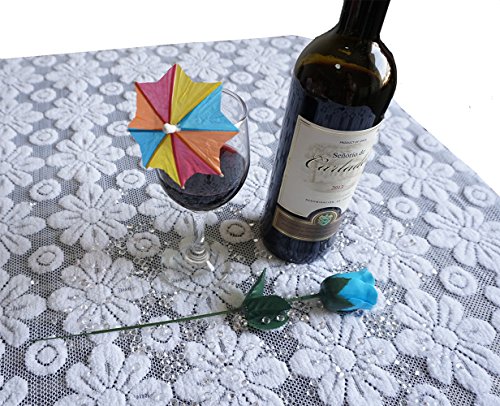Bilipala 50 PCS Colorful Paper Umbrellas, Cocktail Parasol Picks, Cupcake Toppers Picks
