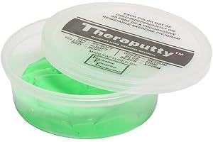 EIF FEI 10-0907 Can-Do Theraputty Exercise Material, Medium, 4 oz, Green