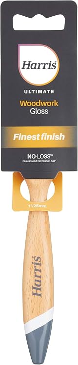 Harris Ultimate Woodwork Gloss Paint Brush 1 inch view 2
