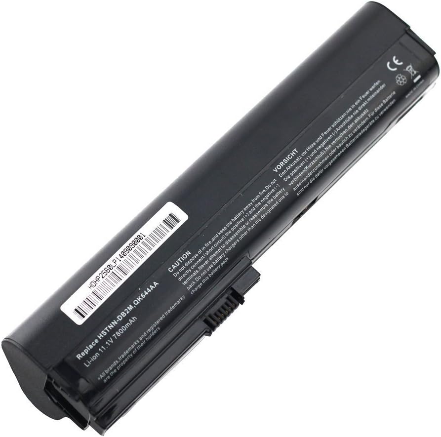 7XINbox 5200mAh HSTNN-DB2M HSTNN-I08C HSTNN-I92C Replacement Laptop Battery for HP EliteBook 2560p 2570p 632015-222 632015-542 632423-001 SX06XL SX09