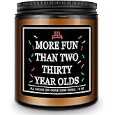 Homsolver 60th Birthday Gifts for Men Women, 9OZ Lavender Scent 1965 60th Birthday Candle for Him Her, Mom, Dad, Brother, Sister, Happy Birthday Decorations Candles with 50+ Hours Burn Time, Handmade