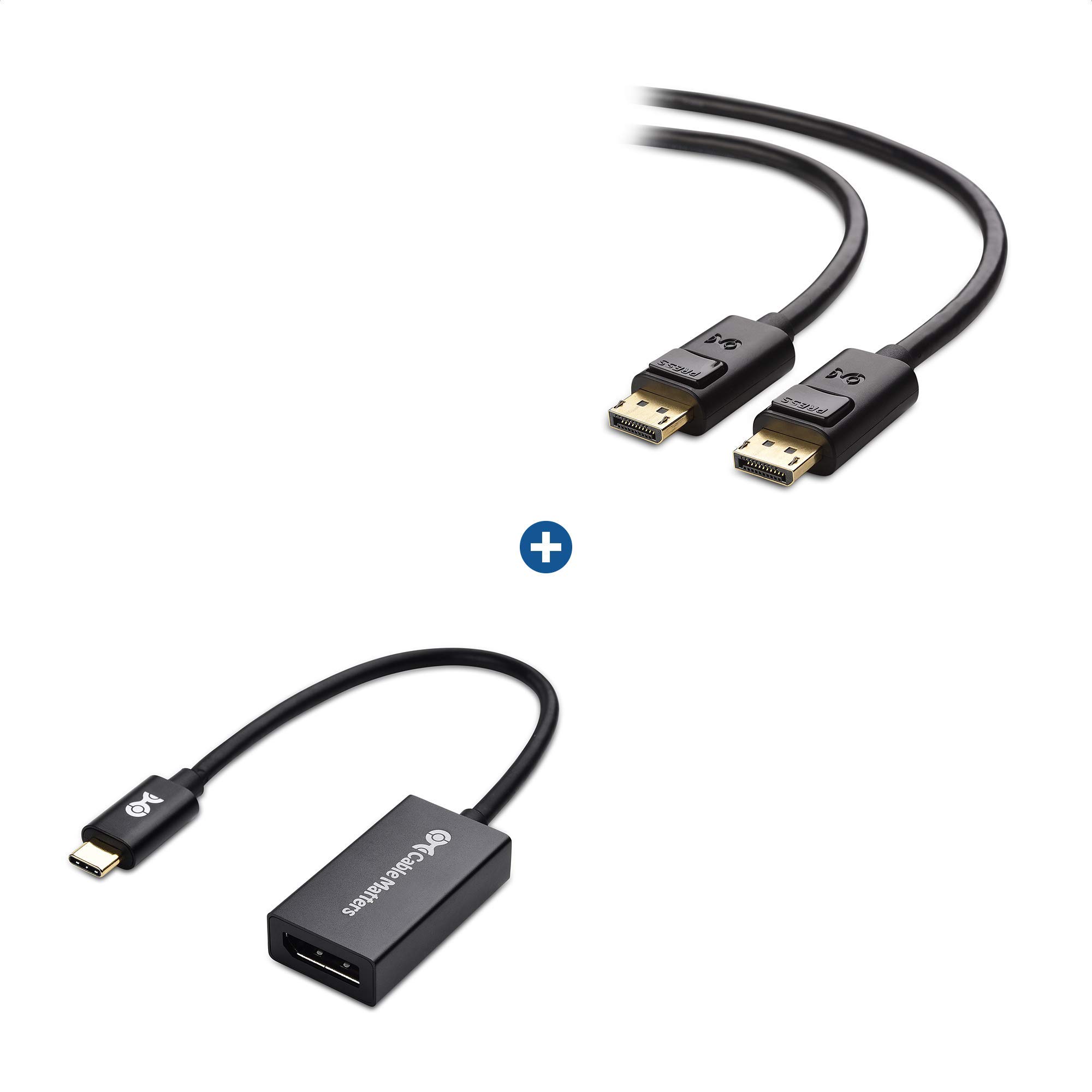 Cable Matters 8K DisplayPort to DisplayPort Cable (DisplayPort 1.4 Cable) with 8K 60Hz Video Resolut