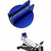 FYWZ Upgrade Pinch Weld Jack Adapter, Aluminum Jack Pads with Large Slotted Grooved Magnetic Jacks Pad Pad for Universal Vehicles 0.4" Slotted Aluminum Groove Frame Guide Rail Adapter (Blue 1 Pack)