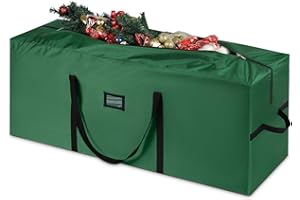 Christmas Tree Storage Bag Fits Up to 7.5 Ft Holiday Xmas Disassembled Trees 1680D Heavy-Duty Tree Bag Dust Resistant Artific