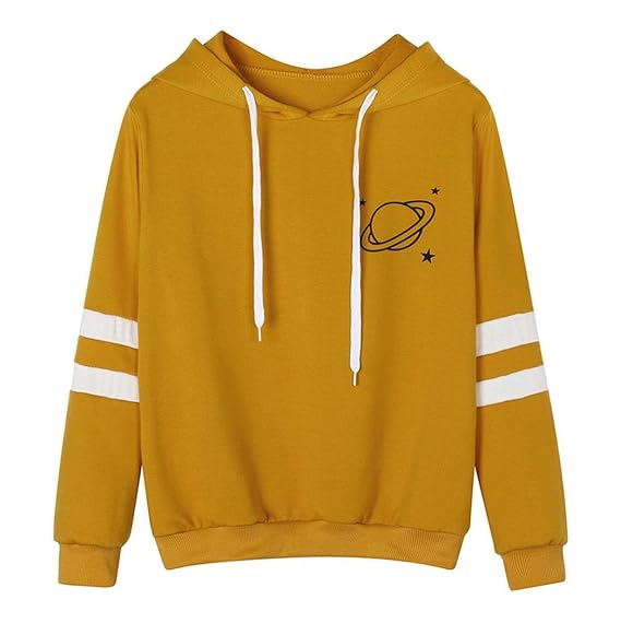 yellow planet hoodie