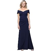 Amazon.com: Alex Evenings Women's Long Portrait Collar Dress, Perfect for  Weddings, Formal Events : Clothing, Shoes & Jewelry
