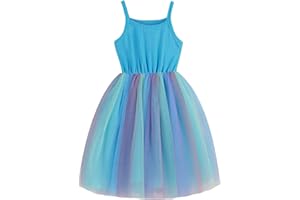 BTGIXSF Baby Girls Tutu Dress Long Sleeve Toddler Sleeveless Dresses Infant Tulle Sundress