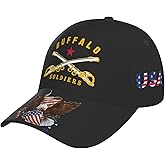 Buffalo Soldier America History Hat Adjustable Baseball Cap for Men Women Dad Hat