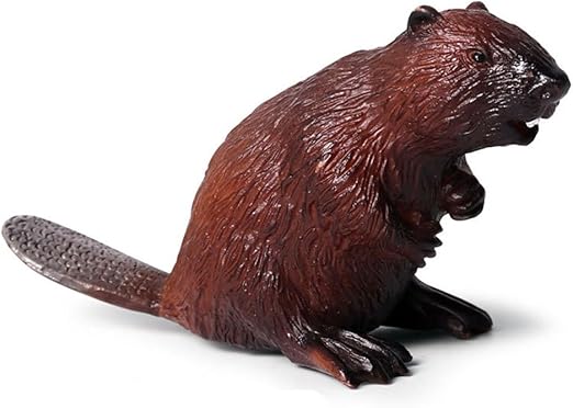 plastic beaver figurines