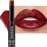 ilembane Deep Red Hydrating Lipstick, Glossy Tinted Lip Balm, Cinnamon Rose | Shea Butter, Hyaluronic Acid &amp; Vitamin E, Nourishing Lip Care, Lip Line Smoothing, Creamy Texture, Comfortable Wear