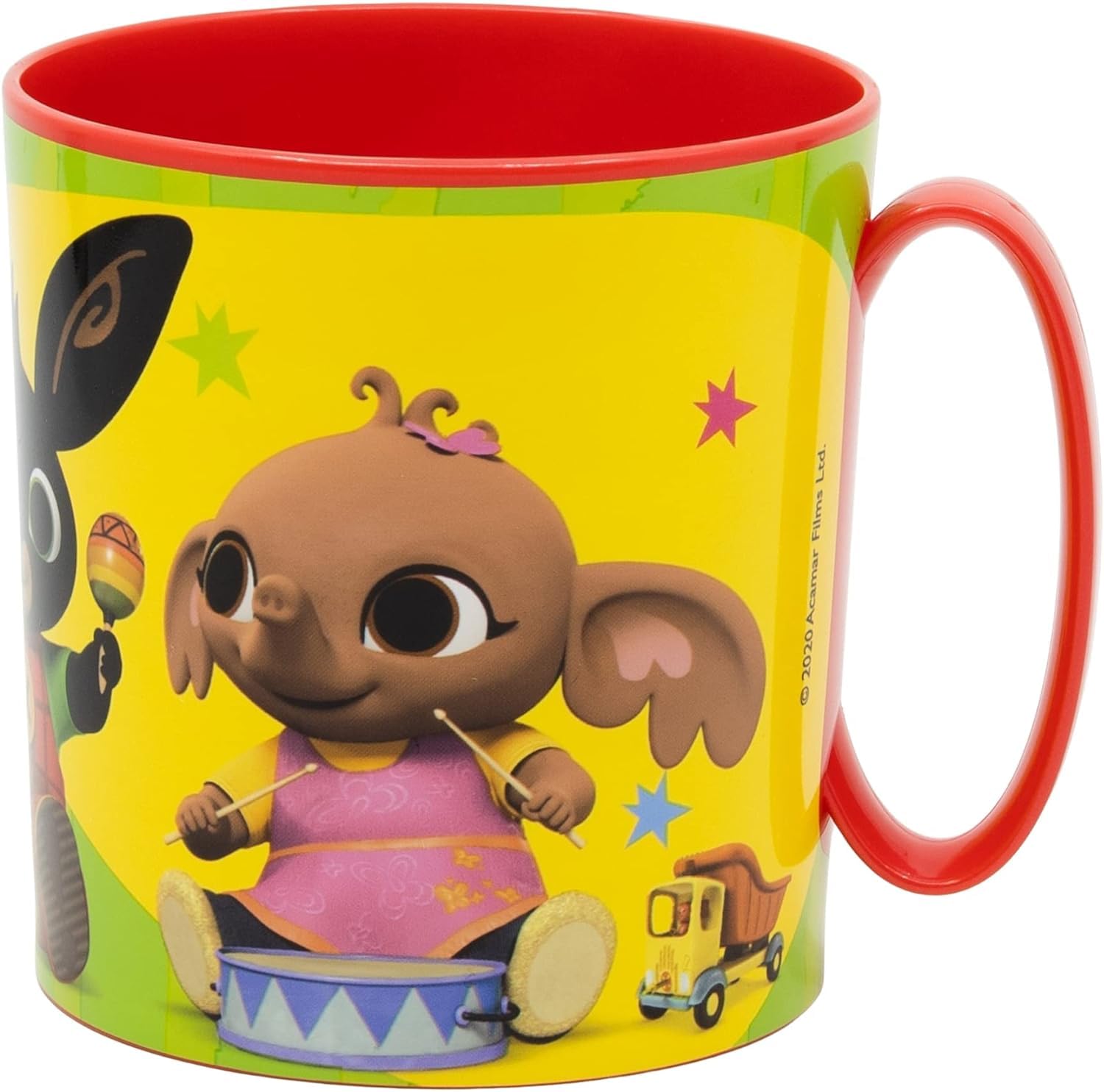 Golddunes Kids 2023 Character Licence Mug 350ML Drinking Re-Usable Plastic Cup Microwave Safe (Bing) — image 1