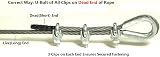 Hyber&Cara 304 Stainless Steel Wire Rope Clip U Bolt Cable Clamp M3 For 3mm view 5