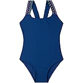 Gottex Kids Ruffle Love Scoop Neck One Piece Swimsuit Chlorine Fade Resistant and Built-in UPF UV 50+ Protection