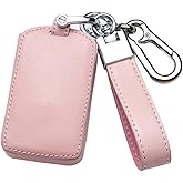 HIBEYO Key Case Cover for Volvo Smart Car Key Accessories with Keychains