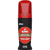 KIWI Instant Black Shoe Polish and Shine, Use on Shoes, Boots, and Furniture, Black, 75mL