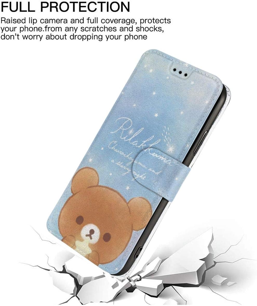 Amazon リラックマ Iphone Se ケース 第2世代 Iphone8 Iphone7 手帳型 スマホケース マグネット 耐衝撃 全面保護 カード収納 Se2 アイフォンse スタンド機能 レザーケース カバー Puレザー 家電 カメラ オンライン通販