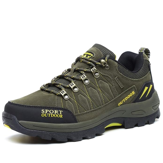 Lyoridra Wanderschuhe Herren Damen Trekkingschuhe Wasserdicht Leicht Outdoor Walking Sneaker Wanderhalbschuhe