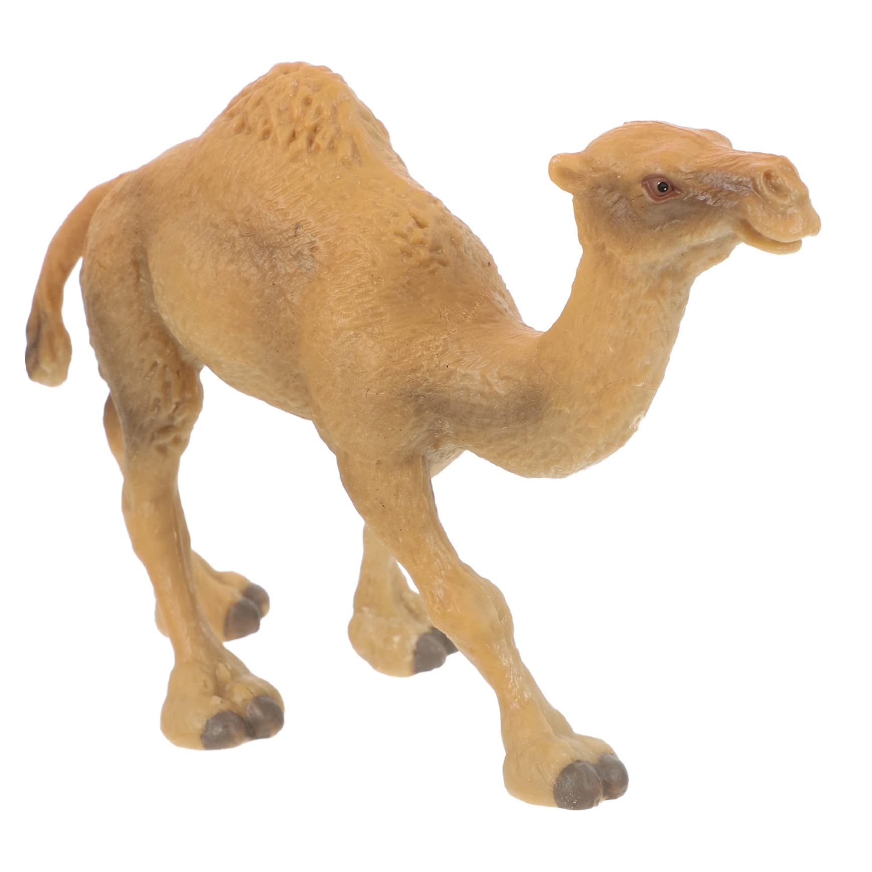 Vaguelly Lifelike Dromedary Camel Model Toy Small Camel Figurine Educational Animal Decor Desktop Ornament