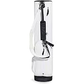 ZEETY Sunday Golf Bag, Lightweight Carry Golf Bag for Walking | Classic Minimalist Design, Holds Up to 10 Clubs, Multiple Storage Pockets, Ideal for Driving Range, Par 3 and Full Rounds