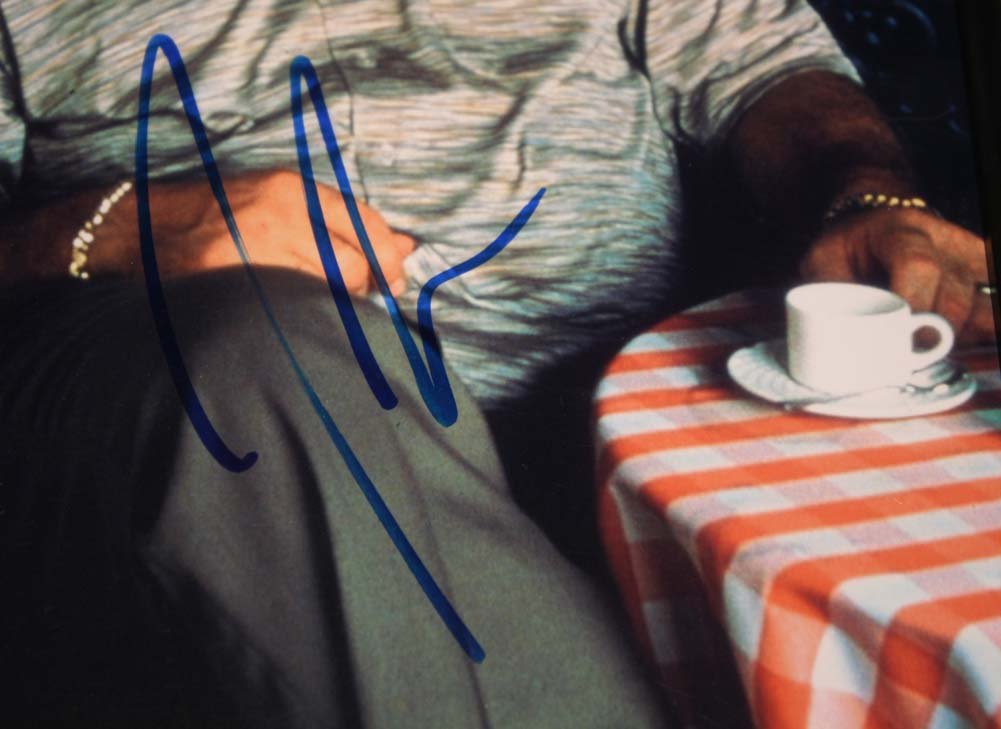 SOPRANOS PROP Glass Signed James Gandolfini AUTOGRAPH, Frame, 28