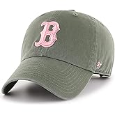 '47 New York Yankees Adjustable Cap Clean Up MLB, Boston Red Sox Moss Pink, One Size